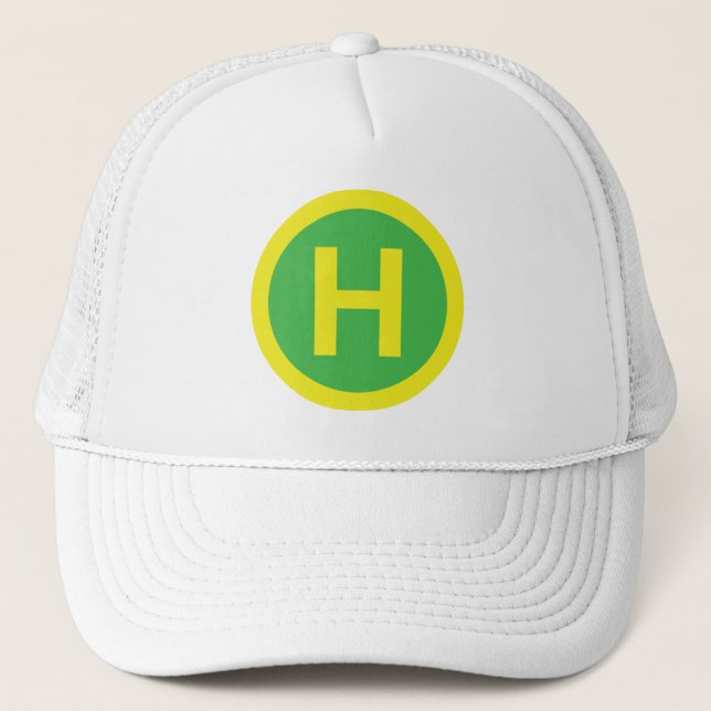 Helipad Sign Trucker Hat (Front)