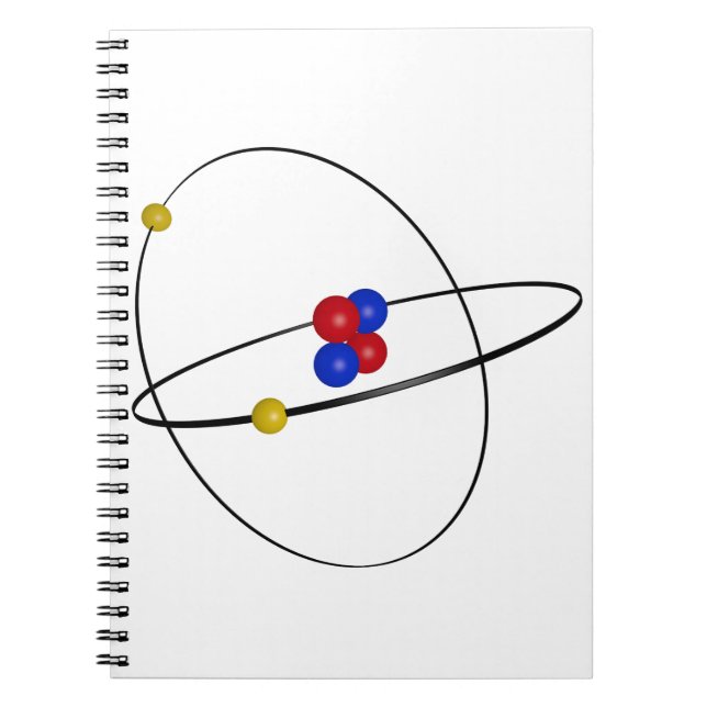 Helium Atom Notebook (Front)