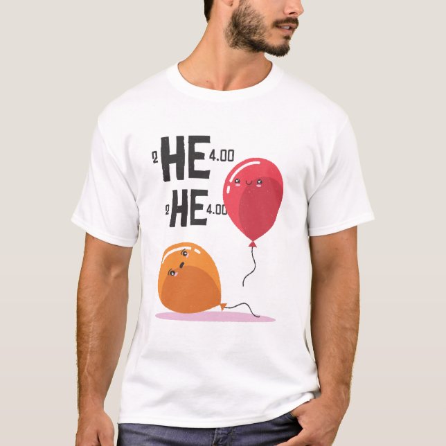 HELIUM BALLOON MEME funny t-shirt  (Front)