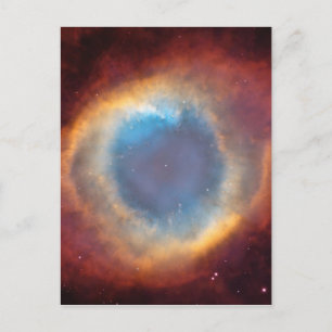 Helix Nebula by Hubble Postcard