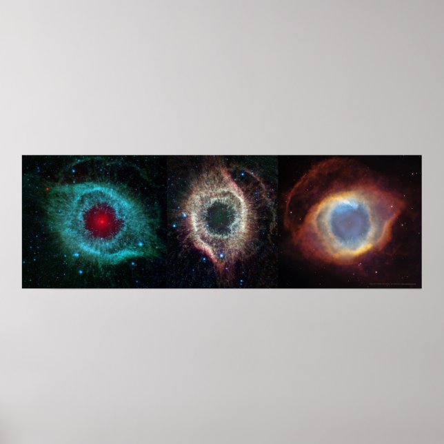 Helix Nebula Eyes 36x12 (36x12) Poster (Front)