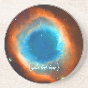 Helix Nebula, Galaxies and Stars Coaster