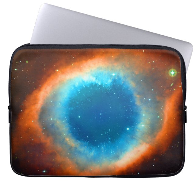 Helix Nebula, Galaxies and Stars Laptop Sleeve (Front)