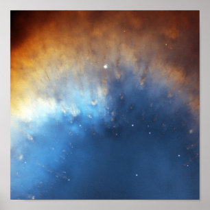 Helix Nebula Gas Ring Poster