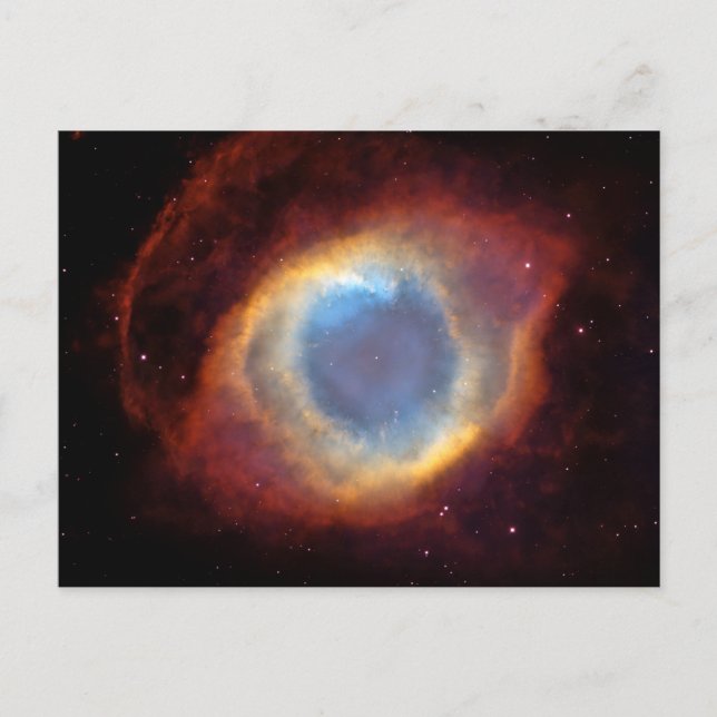 Helix Nebula (Hubble Telescope) Postcard (Front)