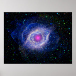 Helix Nebula NASA Purple Poster