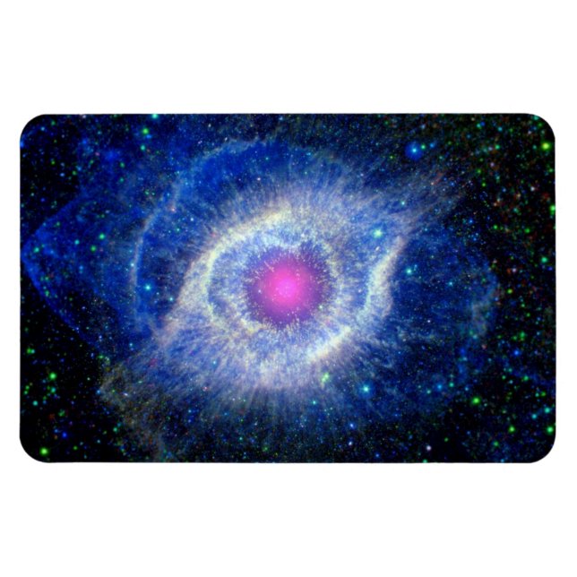 Helix Nebula Ultraviolet Eye of God Space Photo Magnet (Horizontal)
