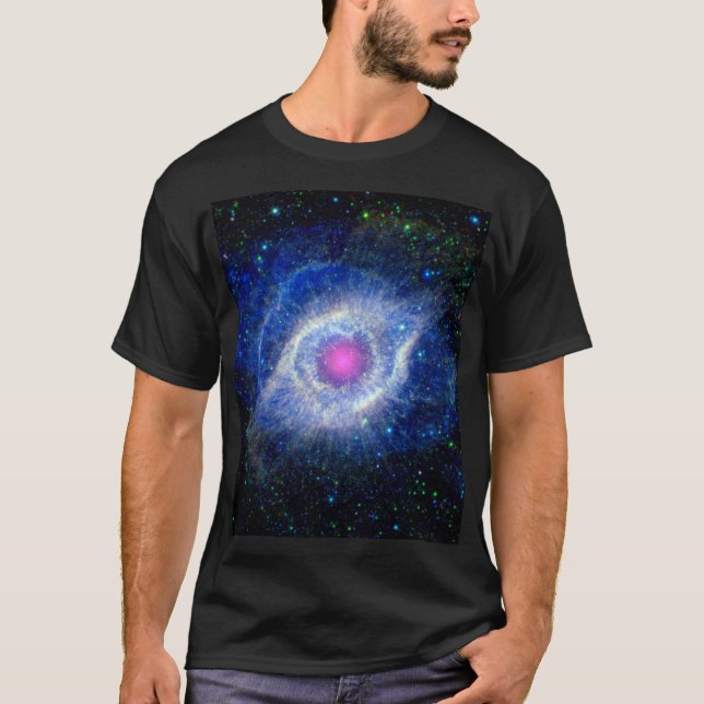 Helix Nebula Ultraviolet Eye of God Space Photo T-Shirt (Front)