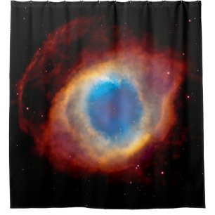 Helix Planetary Nebula NGC 7293 - Eye of God Shower Curtain