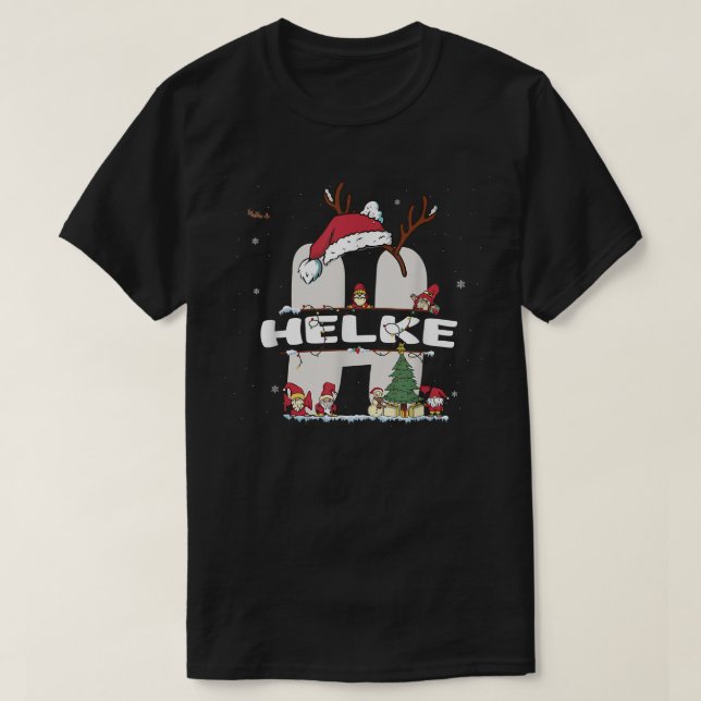 Helke Christmas  w Helke Name for funny Xmas  T-Shirt (Design Front)