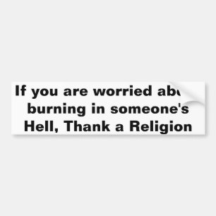 Hell bumper sticker