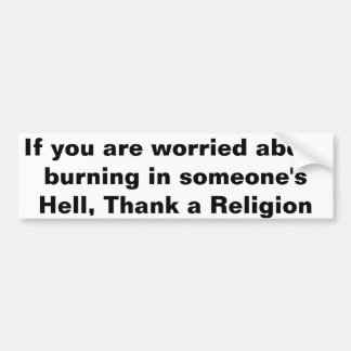 Hell bumper sticker