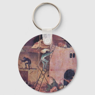 Hell., By Hieronymus Bosch (Best Quality) Key Ring