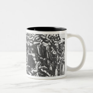 Hell, from 'The Divine Comedy' Two-Tone Coffee Mug