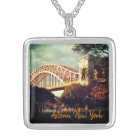 "Hell Gate Bridge in Autumn" Astoria, NY Necklace