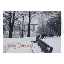Hell Gate Bridge Merry Christmas Card