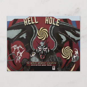 Hell Hole Wildwood NJ Postcard
