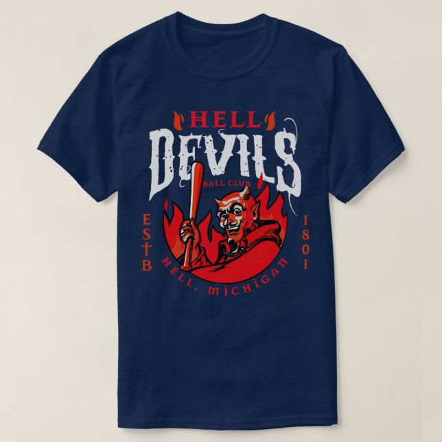 Hell Michigan Devils T-Shirt (Design Front)