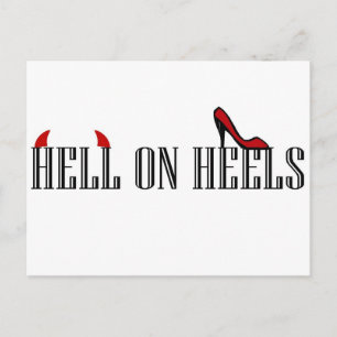 Hell On Heels Postcard
