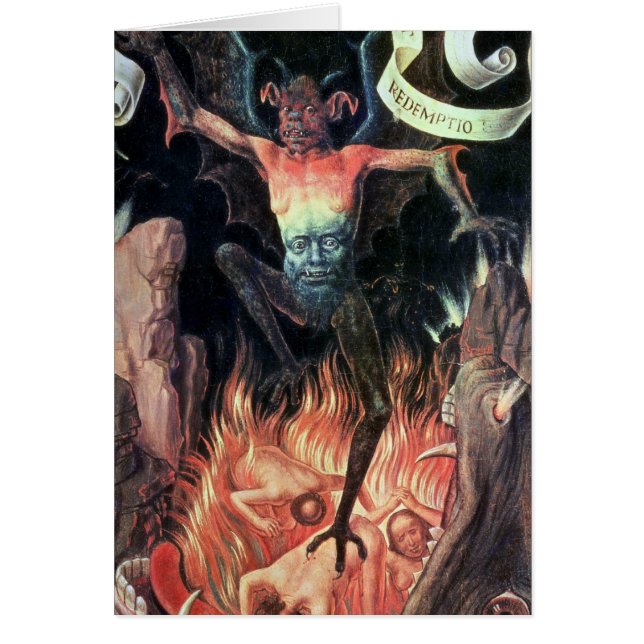 Hell, right hand panel from Triptych of Earthly (Front)