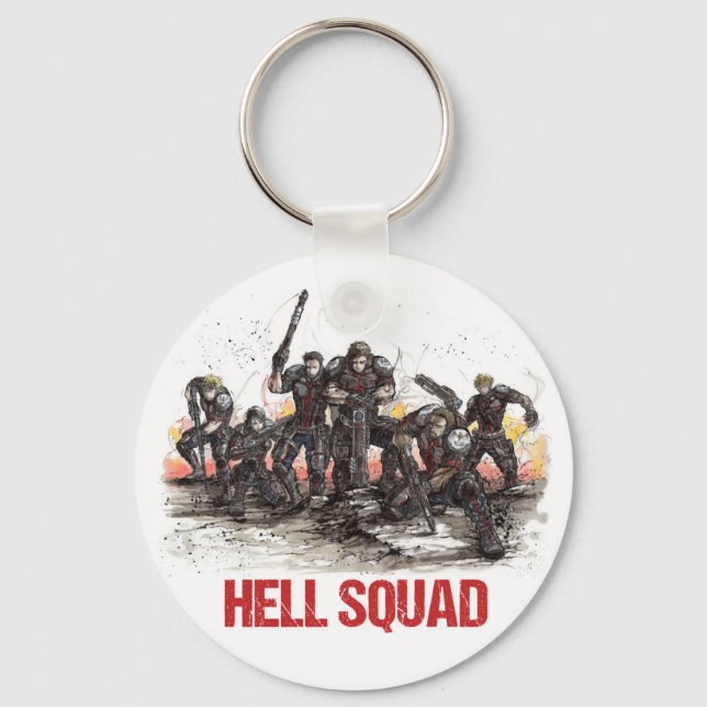 Hell Squad Keychain (Front)