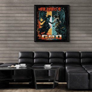 Hell Tried It God Denied It Christian Faith Poster