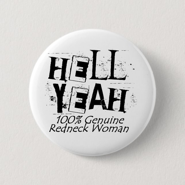 Hell Yeah 6 Cm Round Badge (Front)