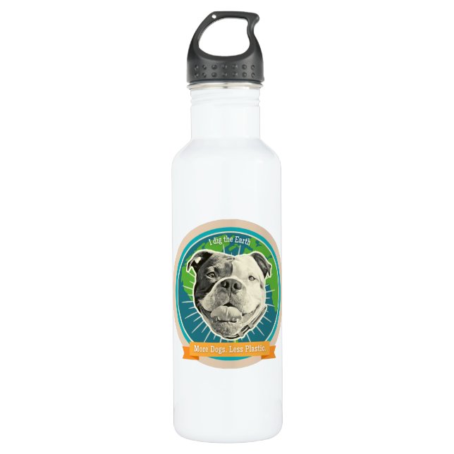 Hella Less-Plastic Stainless Steel Water Bottle (Front)
