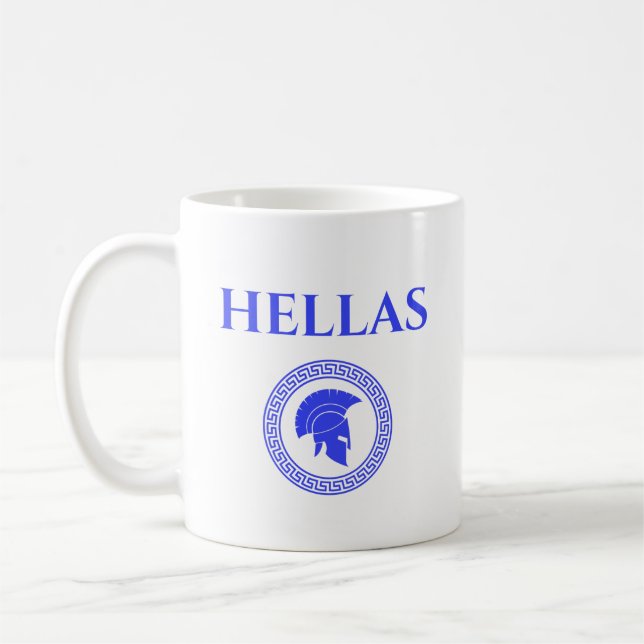 Hellas Spartan  Coffee Mug (Left)