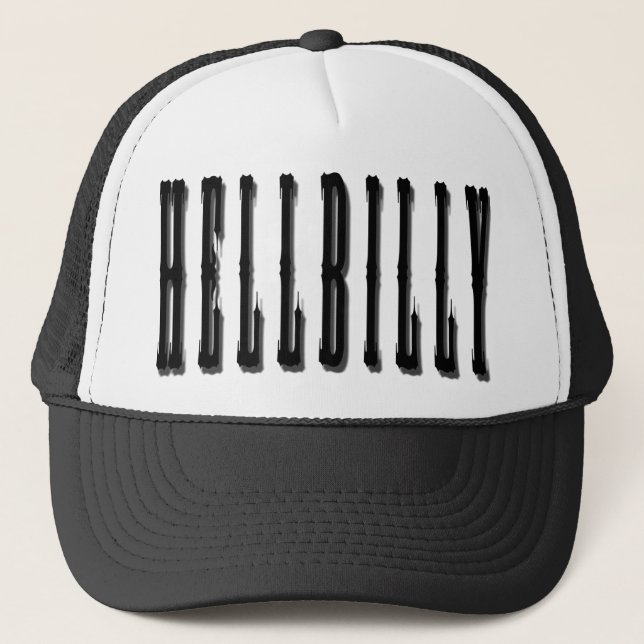 HellbillyEmporium "Hellbilly3" Custom Trucker Cap (Front)