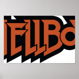 HellBoy Logo Poster