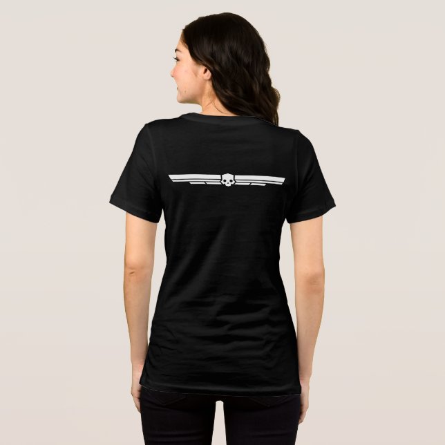 Helldivers 2 Dive For Liberty w/ Cape Logo Tri-Blend Shirt (Back Full)