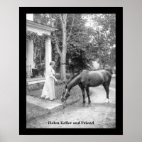 Hellen Keller VINTAGE POSTER PRINT