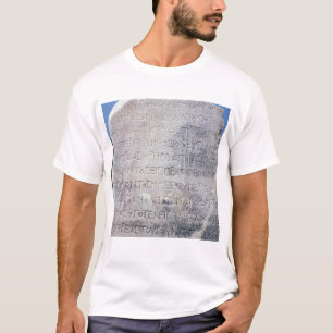Hellenistic epigraph stone , found in Ephesus T-Shirt