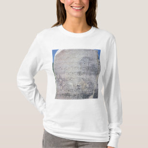 Hellenistic epigraph stone , found in Ephesus T-Shirt