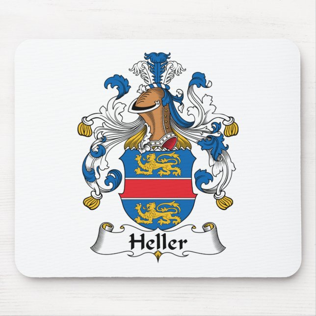 Heller Family Crest Mouse Pad (Front)