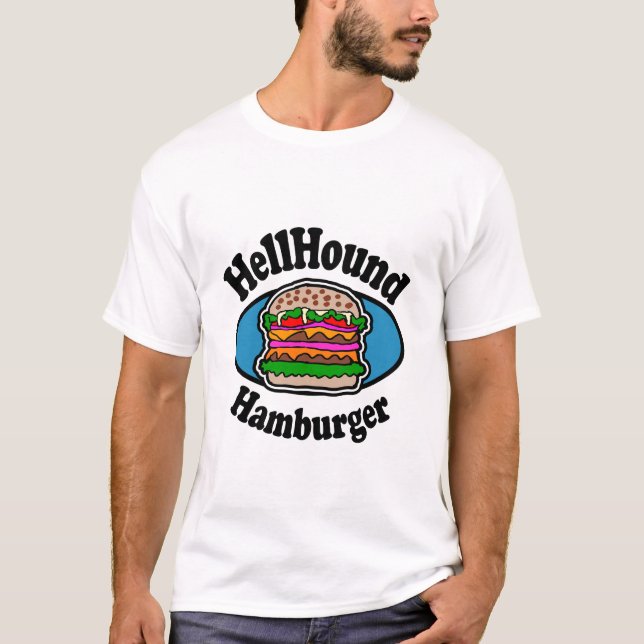 Hellhound Hamburger T-Shirt (Front)