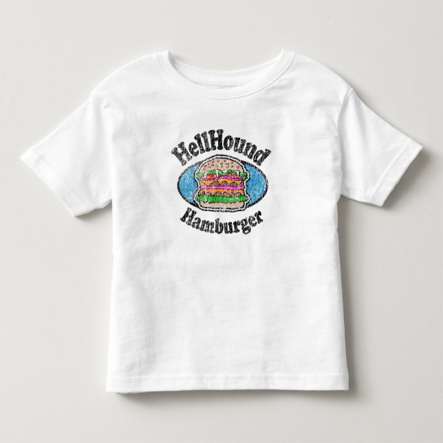 Hellhound Hamburger Toddler T-Shirt (Front)