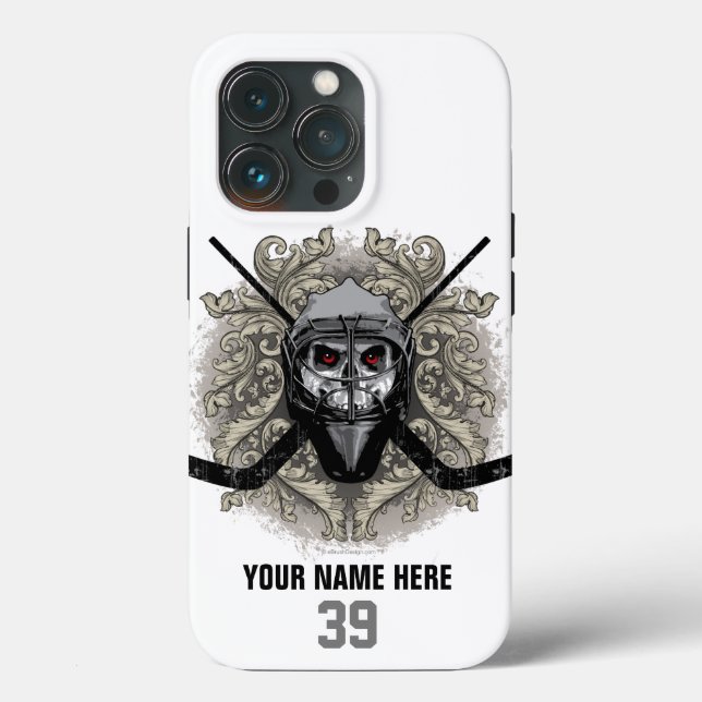Hellish Hockey Goalie Case-Mate iPhone Case (Back)
