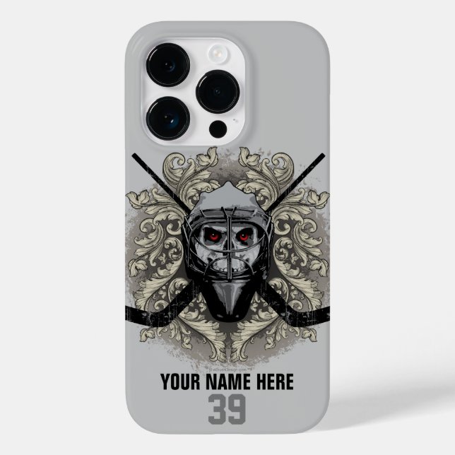 Hellish Hockey Goalie Case-Mate iPhone Case (Back)