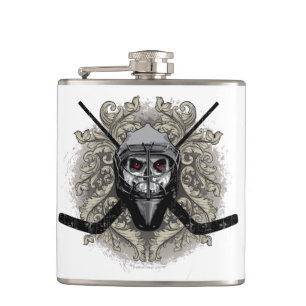 Hellish Hockey Goalie Hip Flask