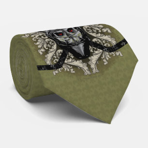 Hellish Hockey Goalie Tie