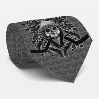 Hellish Hockey Goalie Tie