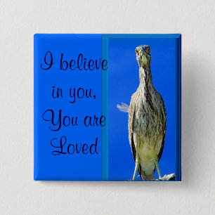 Hello_ 15 Cm Square Badge