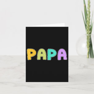 Hello 1st Grade Kindergarten Daddy Papa Card