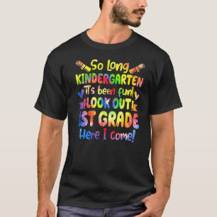 Hello 1st Grade Teacher Student Back To School Tie T-Shirt