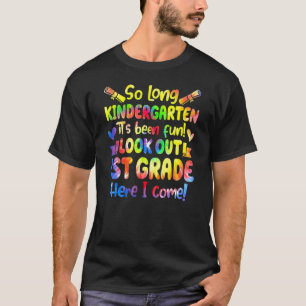 Hello 1st Grade Teacher Student Back To School Tie T-Shirt
