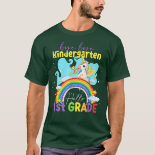 Hello 1st Grade  Unicorn Rainbow Back to School Gi T-Shirt