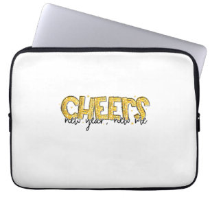 Hello 2022 Cheers New Year New Me Laptop Sleeve