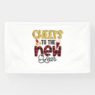 Hello 2022 Cheers To The New Year Banner